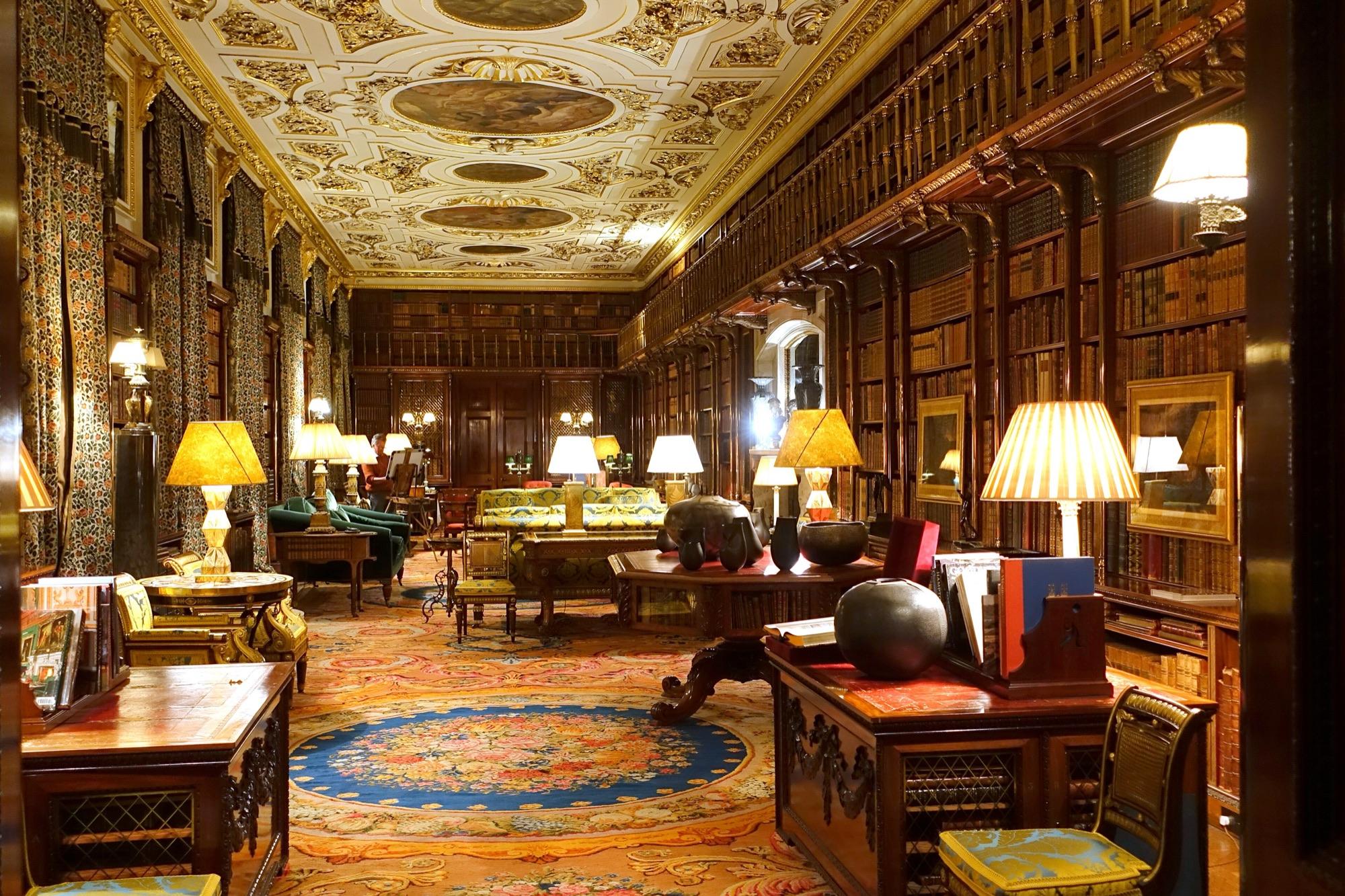 The Library at Chatsworth House